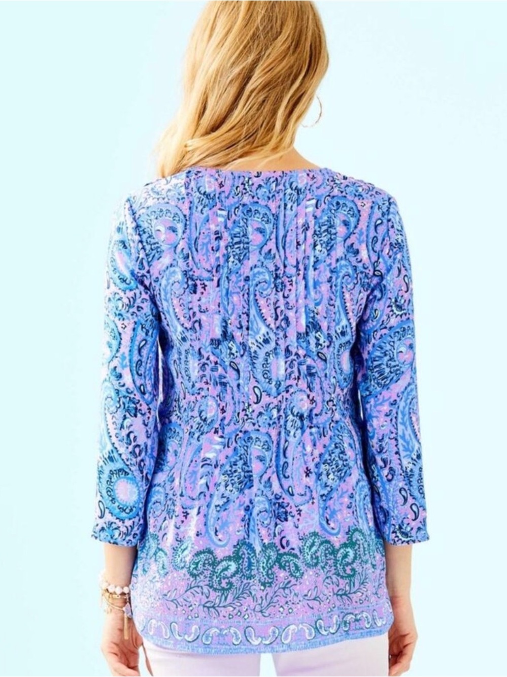 Lilly Pulitzer Resort Wear Marilina
Tunic Blouse Purple Iris XXS - Picture 4 of 6